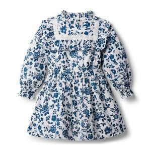 Janie and Jack Floral lace ruffle dress